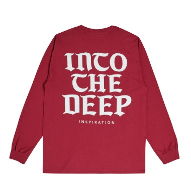 DEEP LINE L/S RED/WHITE