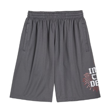 SPORTS PANTS CHARCOAL / RED